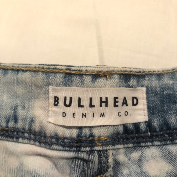 Bullhead high rise short short jean shorts 1 - Picture 4 of 5